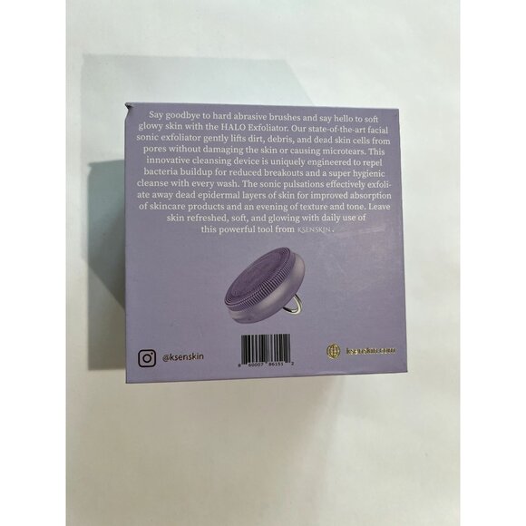 NIB KSENSKIN HALO Exfoliator Sonic Facial Exfoliator & Massager - Picture 3 of 5